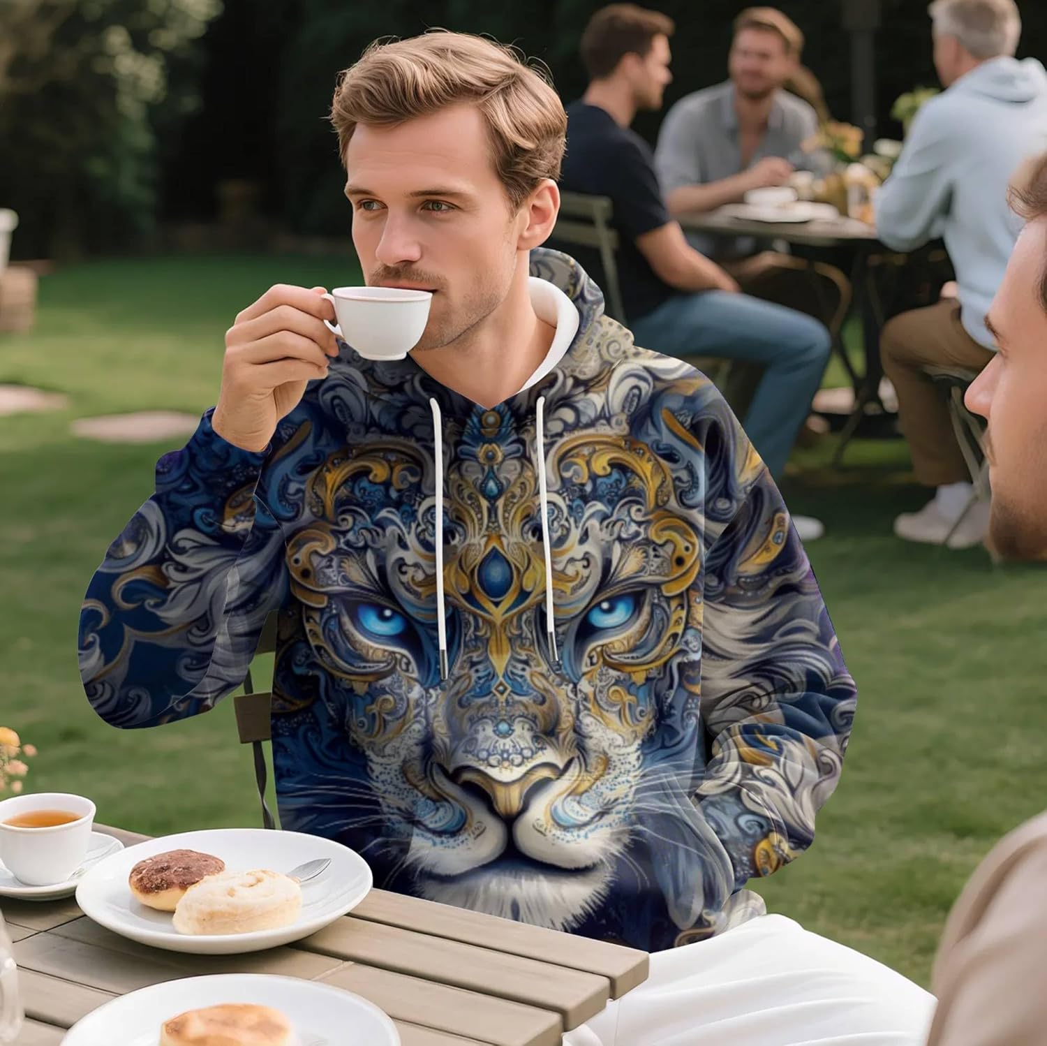 3D Printed Hoodie High Definition Graphic Comfortable and Stylish Unisex Breathable Fabrics Ideal for Casual Wear - Image 3