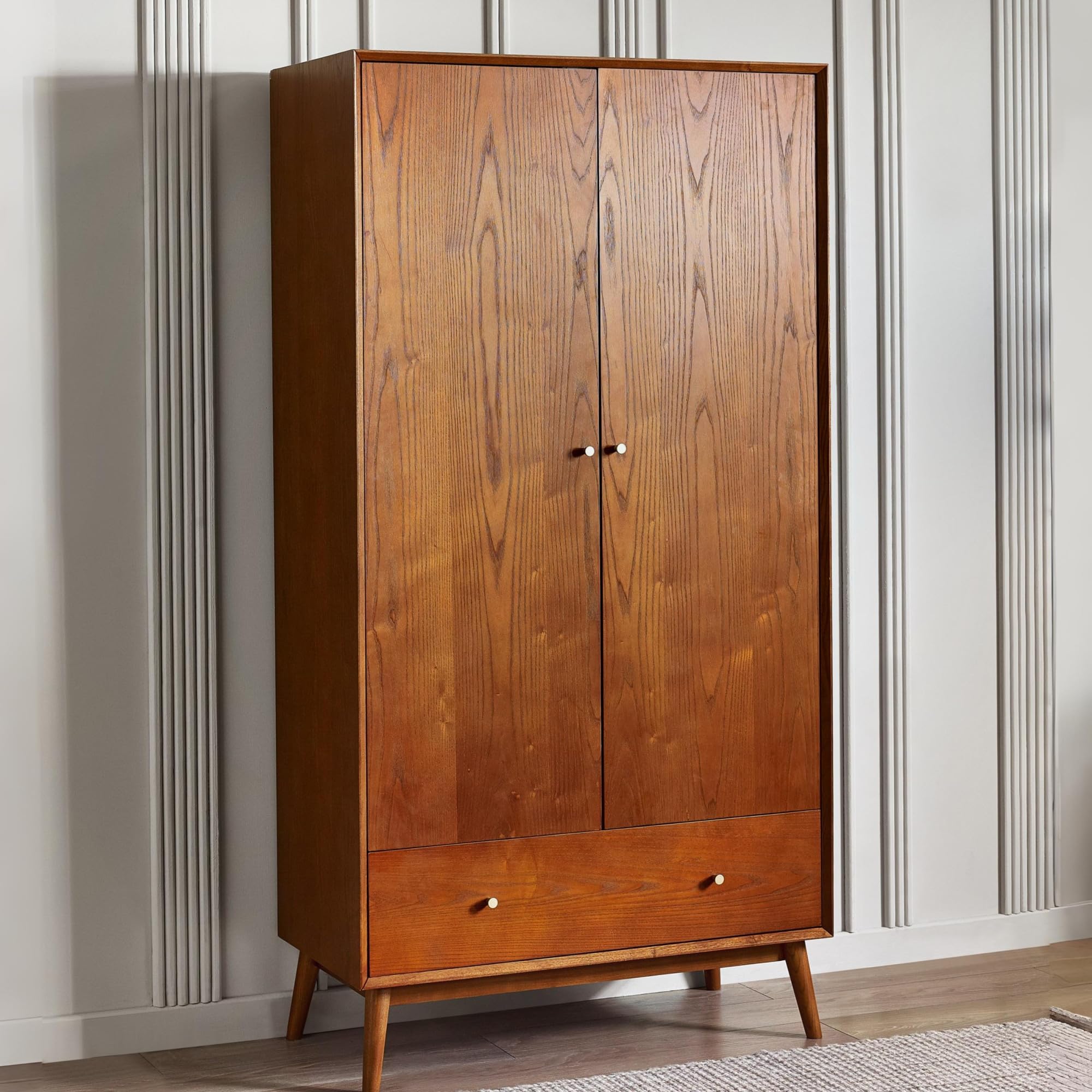 Julian Bowen Lowry 2 Door 1 Drawer Wardrobe