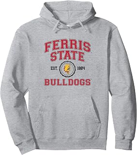 Ferris State Bulldogs | Official NCAA University | NAFPFER02 Pullover Hoodie