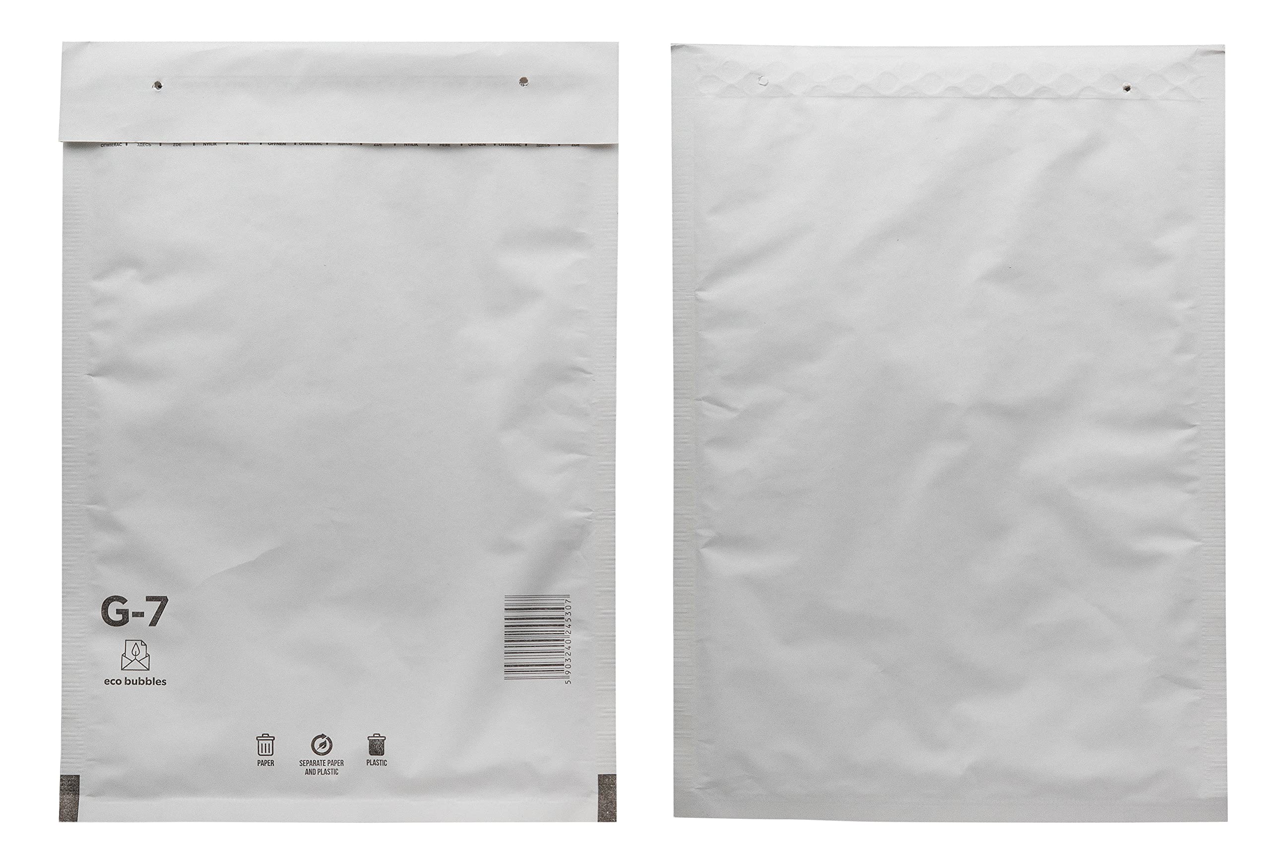 100 Versandtaschen Luftpolsterumschläge haftklebend Luftpolsterversandtaschen Luftpolstertaschen Gr. G/7 G7 weiß (250mm x 350 mm) Umschläge gepolstert Polsterumschlag Taschen
