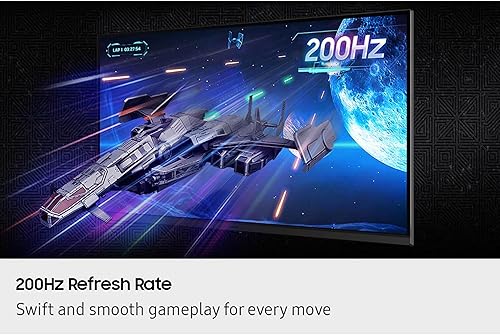 Miniatura 4 de SAMSUNG Monitor para juegos Odyssey G5 G53F QHD de 27", HDR10, frecuencia de actualización de 200Hz, panel IPS, AMD FreeSync Premium, ecualizador