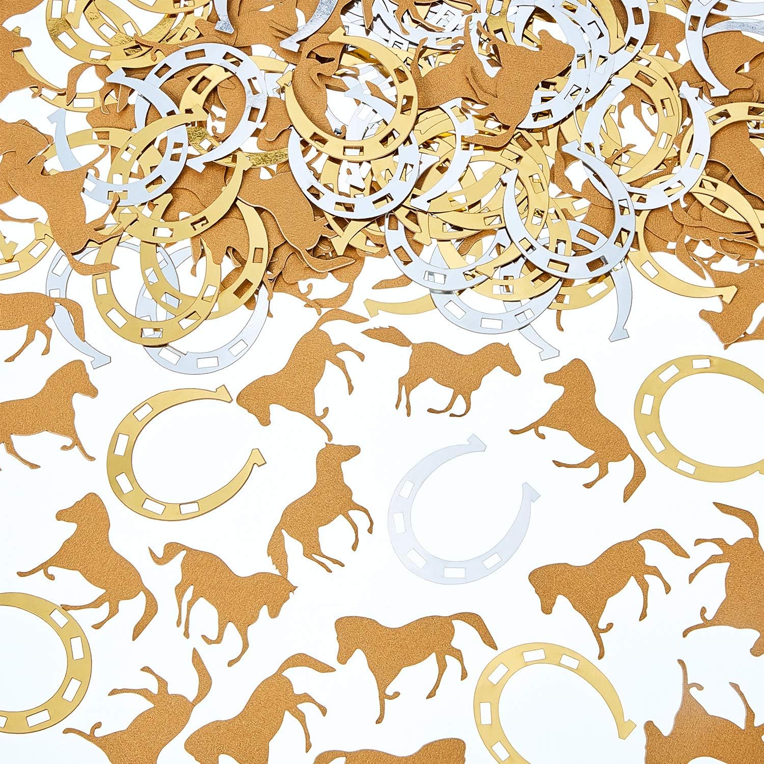 800 Pieces Horseshoe Confetti Horse Confetti Decorations