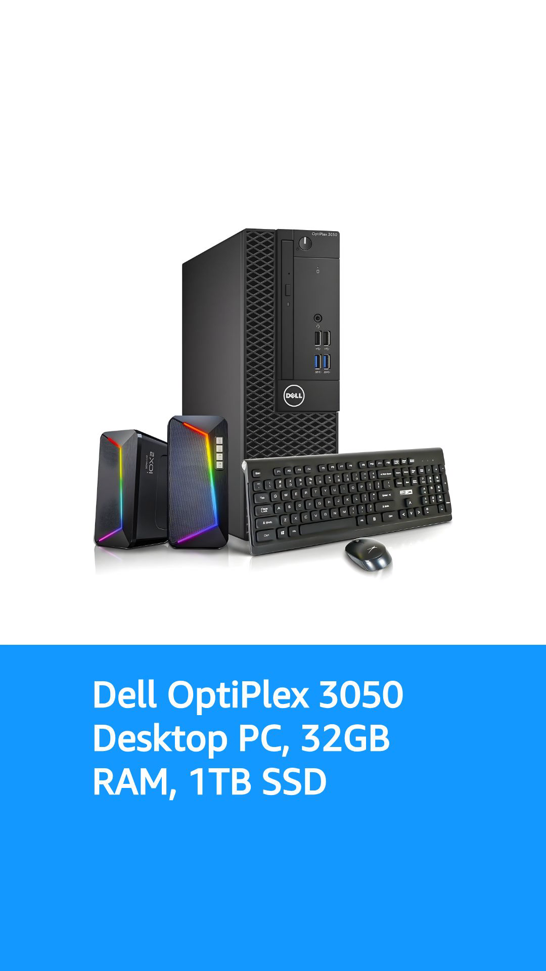 Dell OptiPlex 3050 Desktop Computers PC, Intel Core i5-7500 3.4GHz