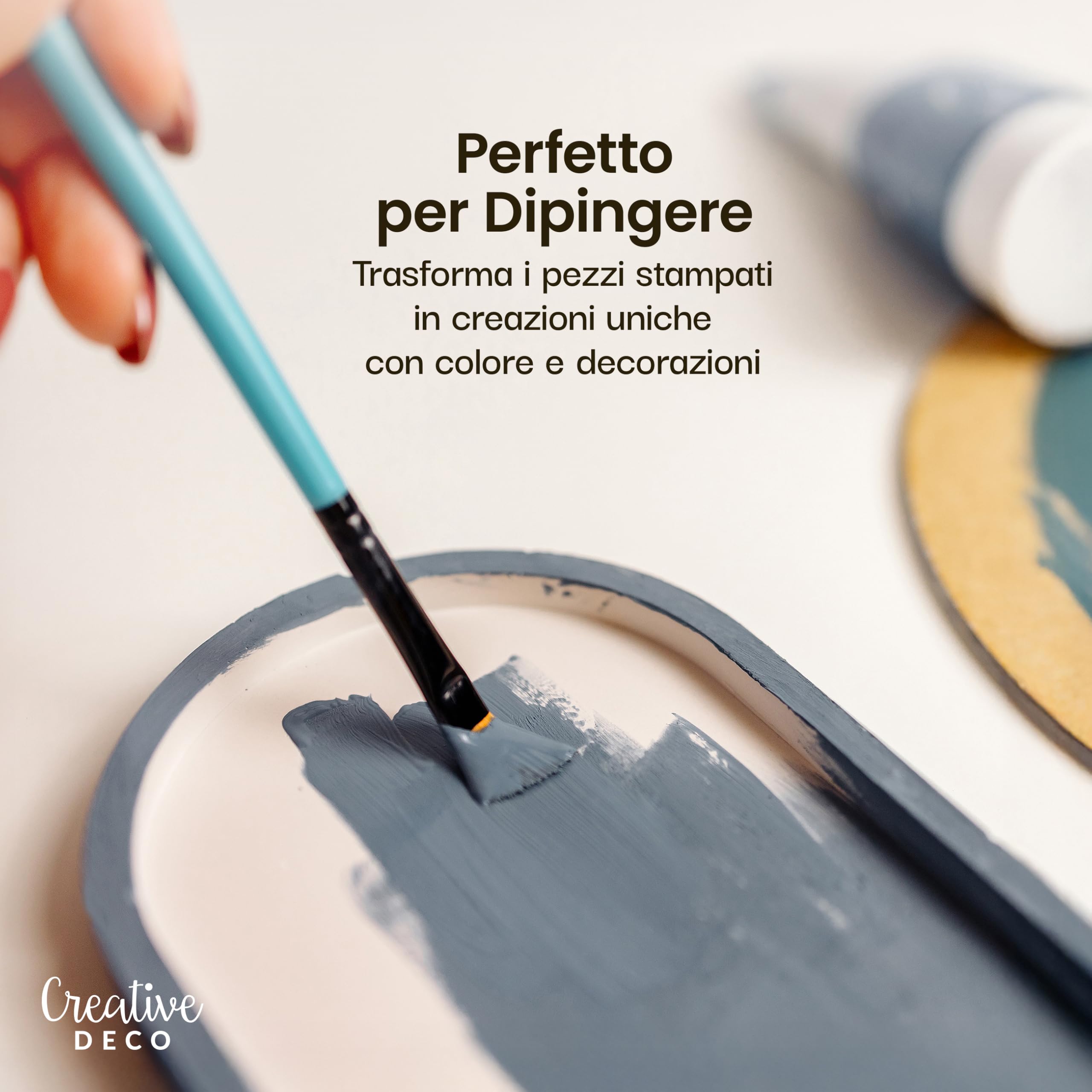 Creative Deco Gesso Extra Bianco 30 MPa 5kg Polvere da Colata | per Stampi, Calchi e Sculture | Gesso Modellistico Indurente all’Aria | Ideale per Artigianato, Decorazioni e Fai da Te