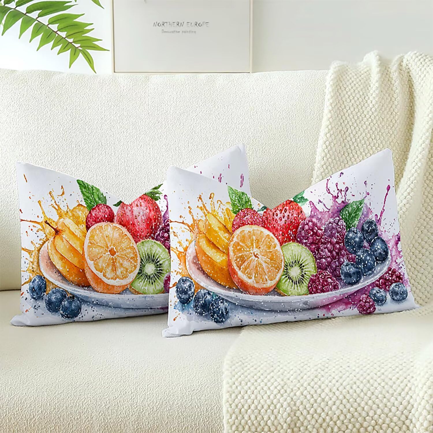 Velours taies d'oreiller moelleuses 70x40cm de qualité supérieure