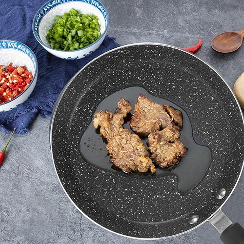 Miniatura 5 de Sartén antiadherente de 7 pulgadas Sartén para freír huevo para tortilla para freír saltear cocinar pizza y más (sin tapa)
