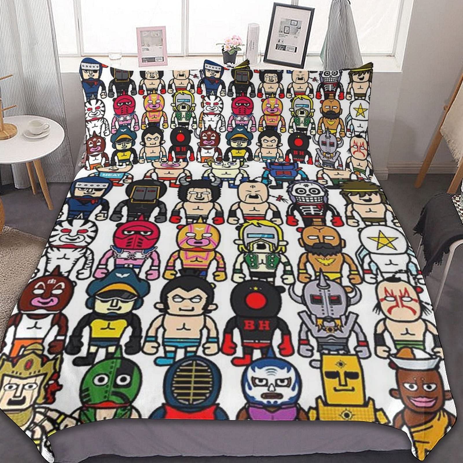 Amazon｜キン肉マン 布団カバー 3点セット シングル 寝具カバーセット