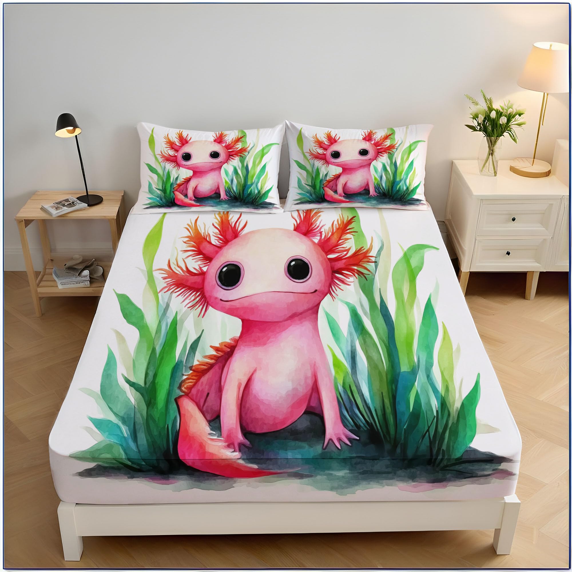 Housse de matelas rouge vert 180x200 drap housse respirant grand bonnet 30cm