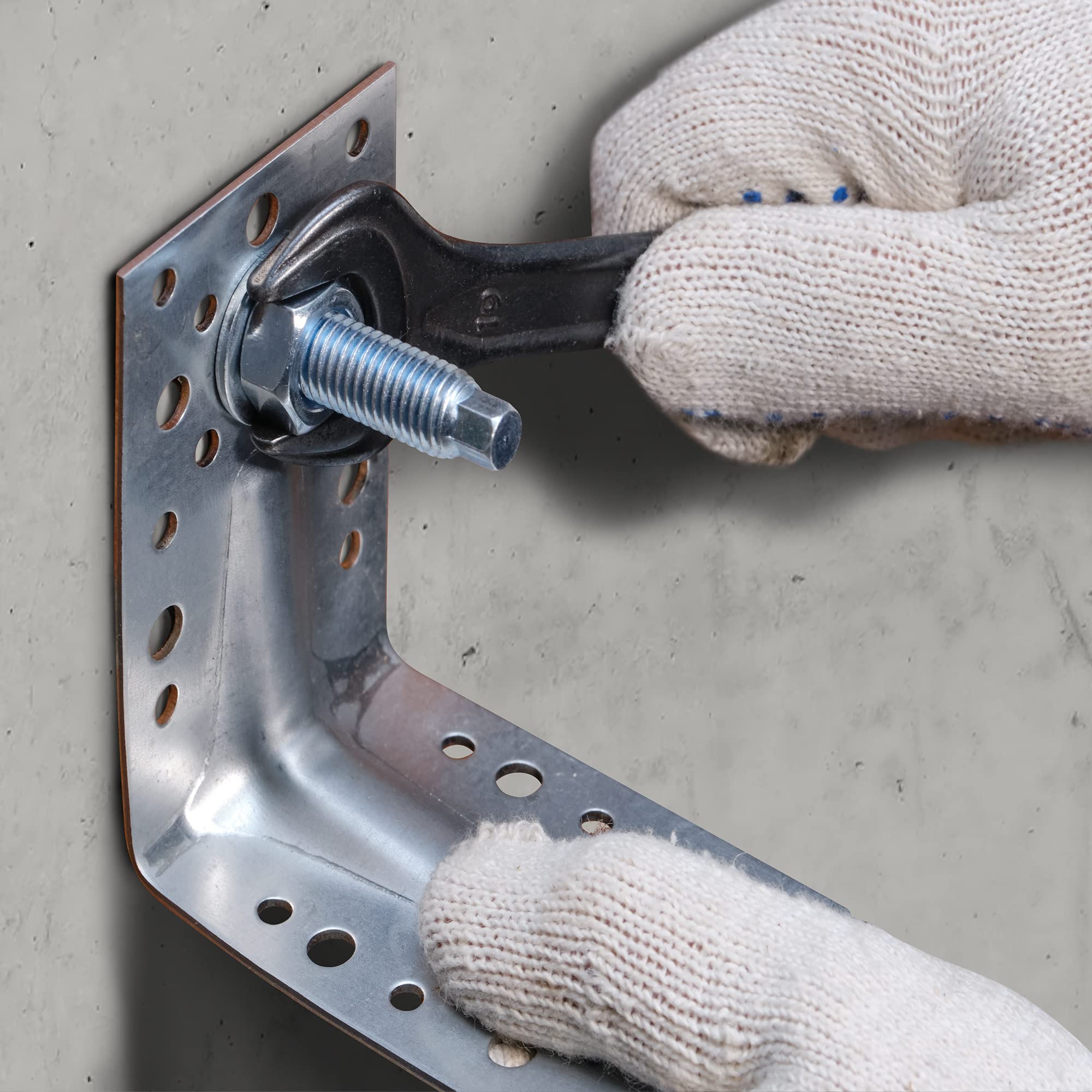 Isolbau Ankerstangen M12 x 220 mm - 50 Stück ETA Zulassung Gewindestange Verbundanker verzinkt mit Mutter & Unterlegscheibe Schwerlast-Anker Schwerlast-dübel