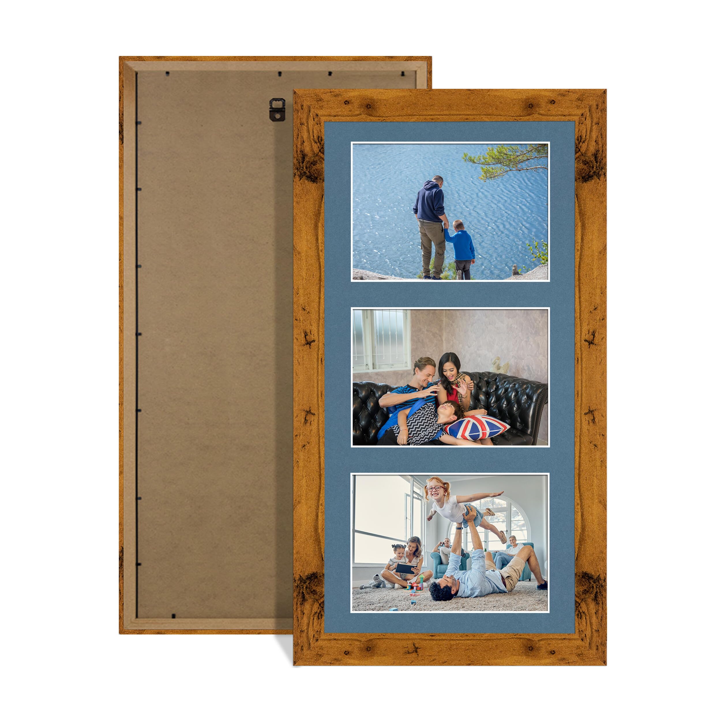 Alison Kingsgate Rustic Oak 40x20cm Photo frame for multiple pictures