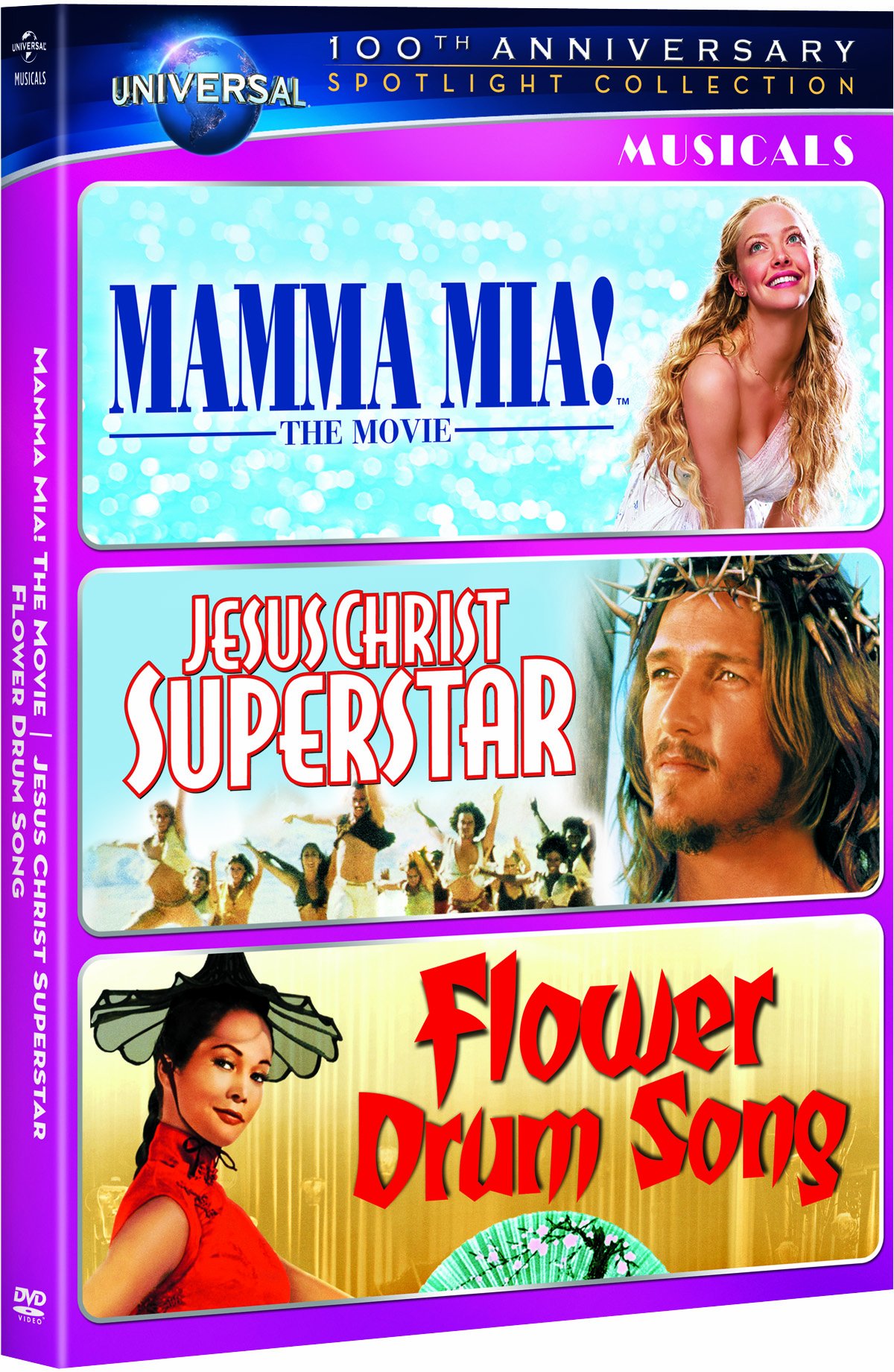 Musicals Spotlight Collection (Mamma Mia! The Movie / Jesus Christ Superstar / Flower Drum Song) (Universal's 100th Anniversary Edition) [DVD]