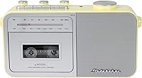 Vista 2 de Studebaker SB2130CS Reproductor de casete portátil con radio AM/FM (crema/plata)