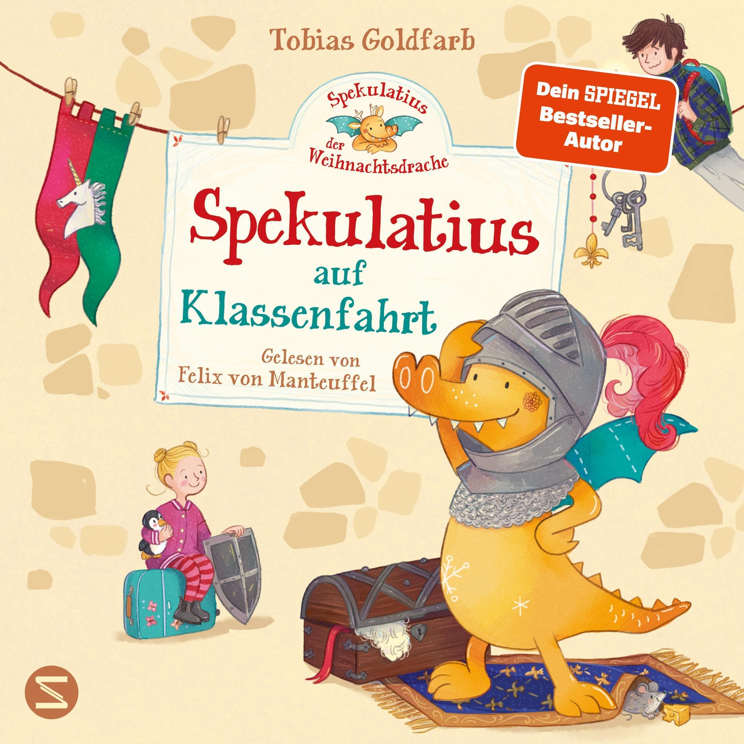 Cover art for Spekulatius, der Weihnachtsdrache. Spekulatius auf Klassenfahrt - Ein neues Abenteuer mit dem beliebten Weihnachtsdrachen Spekulatius! | Vorlesespaß für die ganze Familie | SPIEGEL-Bestsellerautor