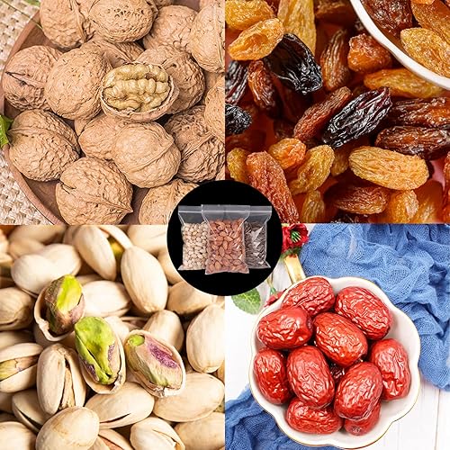 Miniatura 6 de newlng 500PCS Small Plastic Bags Resealable Poly Bags 6.3mil Clear Mini Baggies for Packaging Jewelry, Candy,Snacks, Bead, Coins, Crafts, Seeds (5