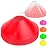 GoSports Premium Sports Cones for Agility Training and Drills - 20 Pack with Tote - Red