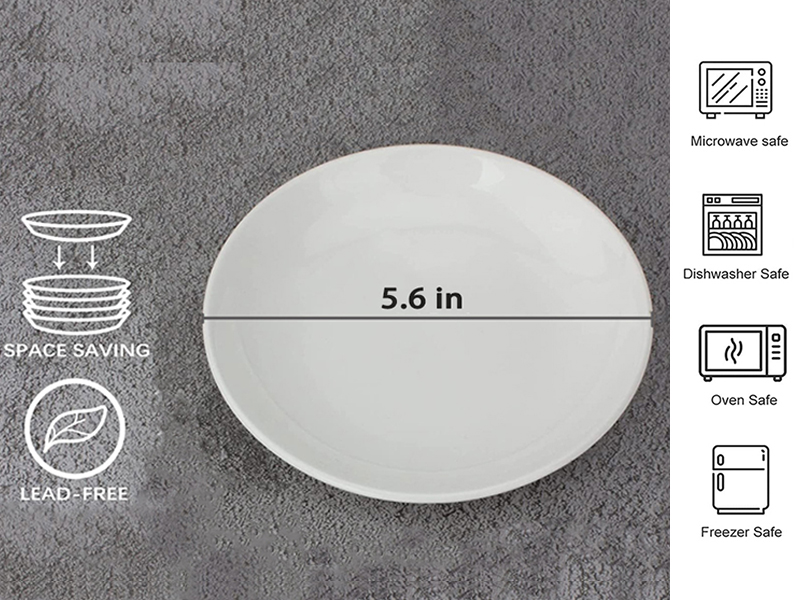 Amazon.com: XINLTC Ceramic Appetizer Plates, 5.6 Inch Small