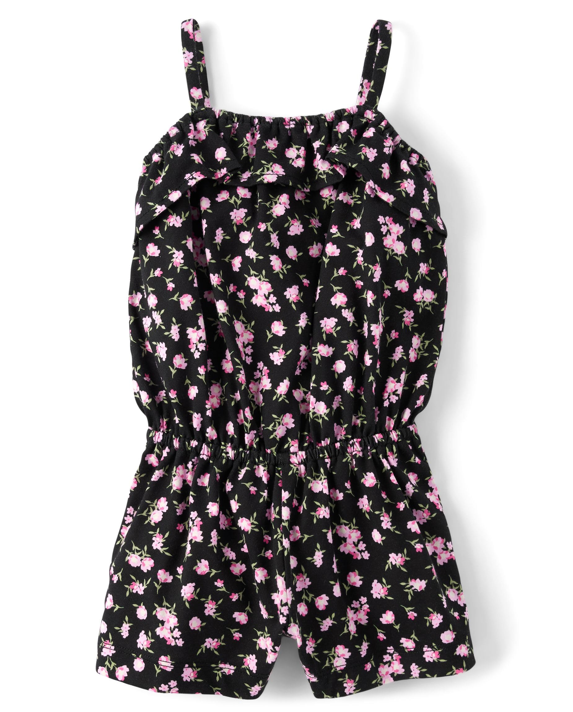 The Childrens Place Baby Girls And Toddler Casual Sleeveless Shorts Romper