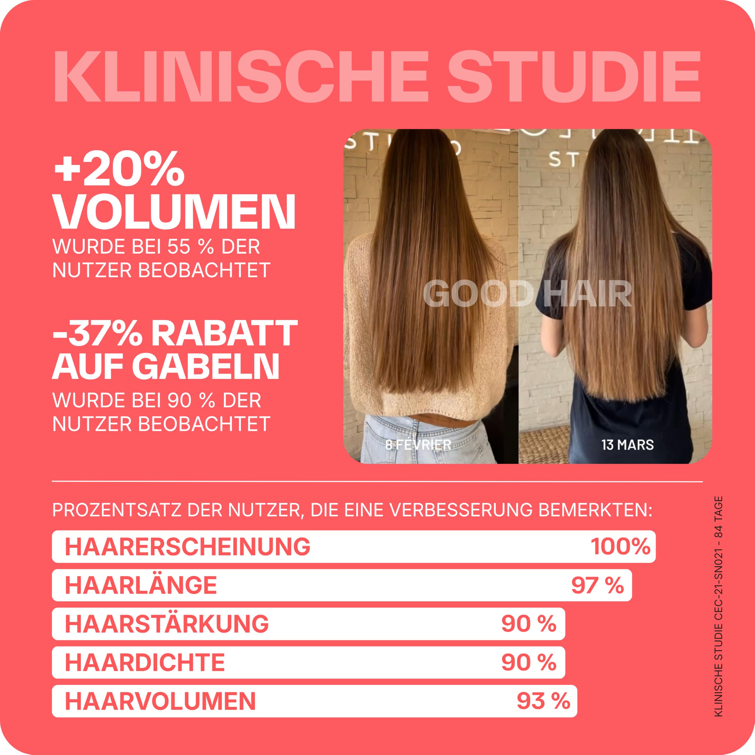 Lashilé Beauty Good Hair – Nahrungsergänzungsmittel für Haare mit Biotin, Zink & Folsäure – Haarwachstum & Kräftigung – Vegan, Zuckerfrei – 60 Tage-Kur, 120 Gummis