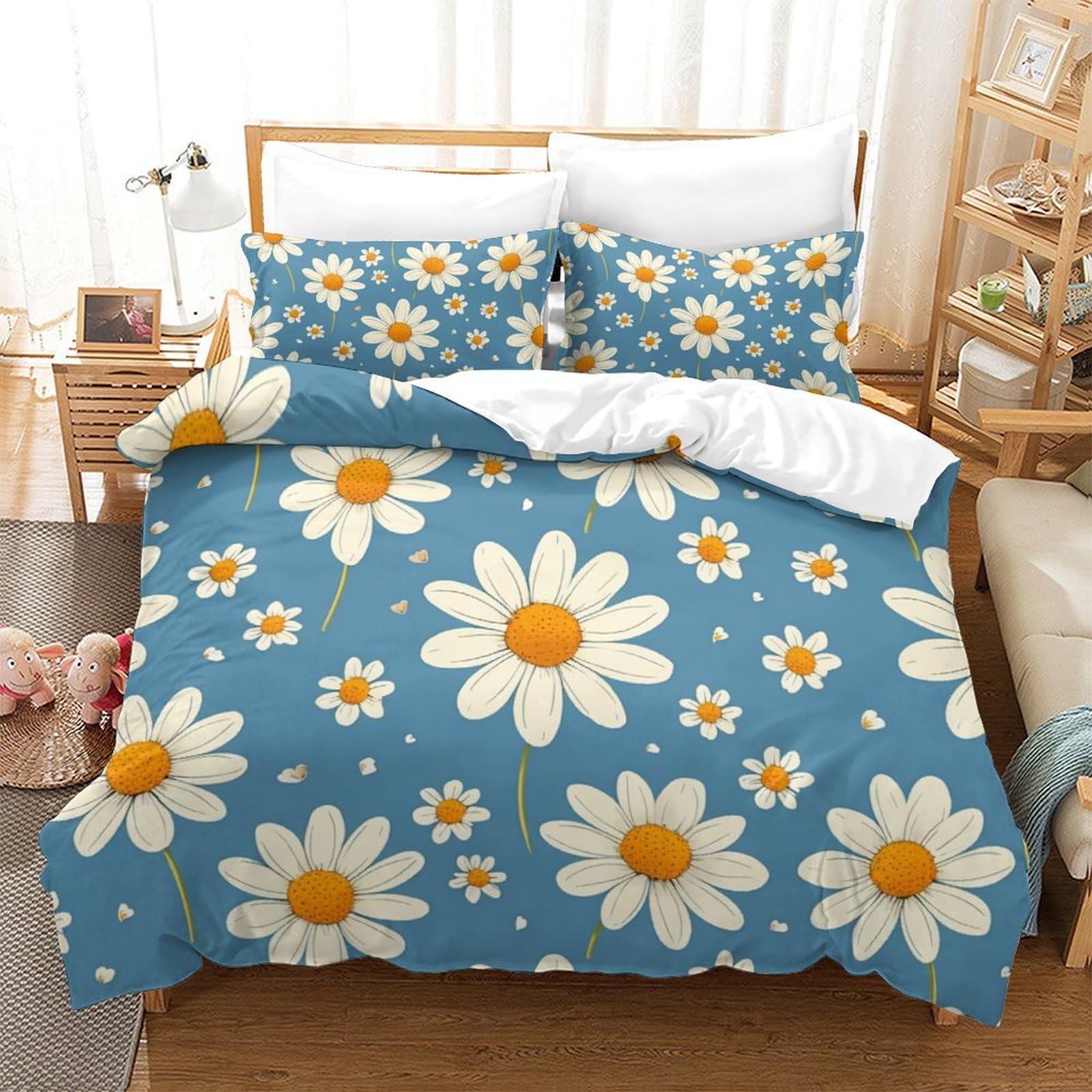 Housse de couette 3D enfant 260x220 parure de lit grand lit pour chambre de garçon et fille