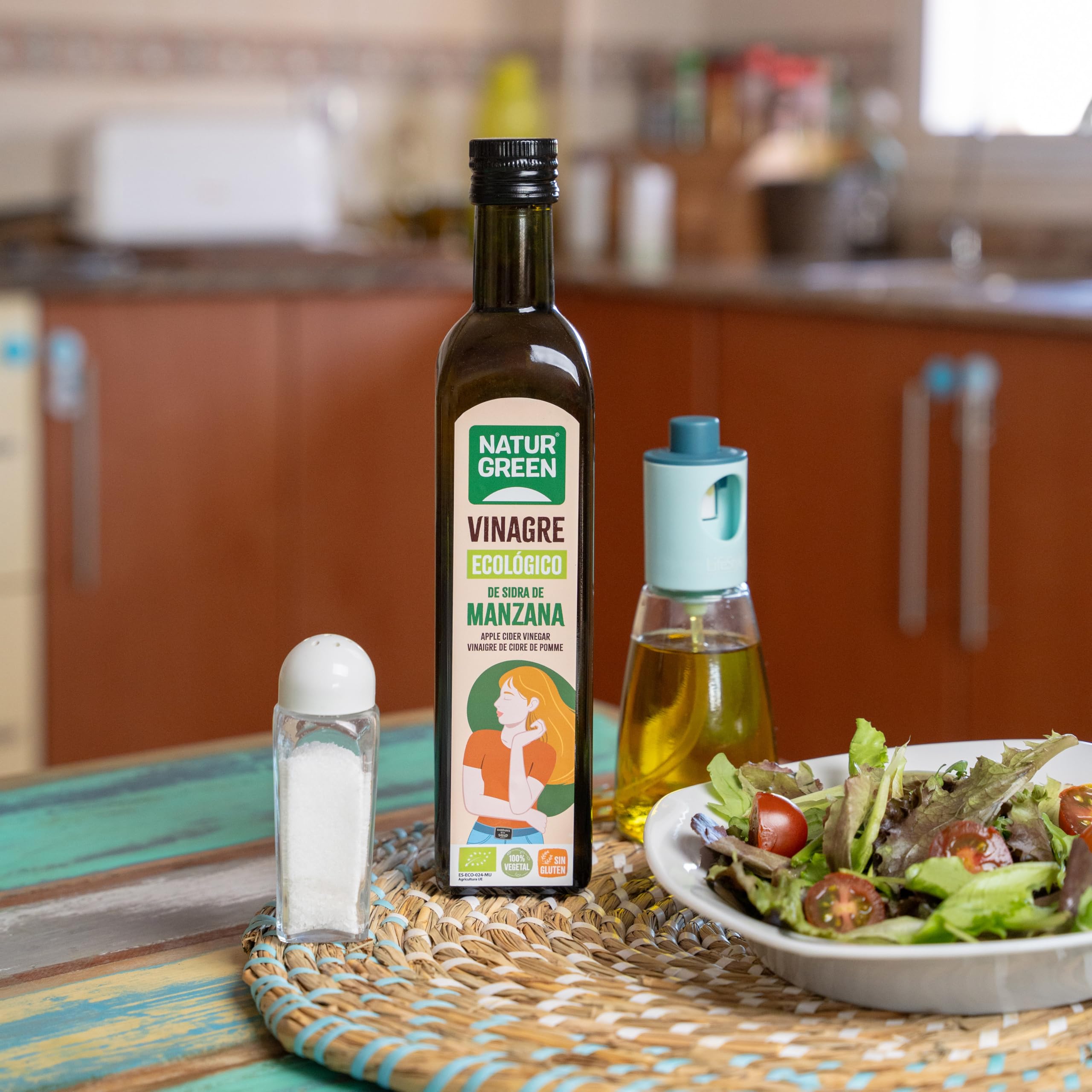 NaturGreen Vinagre de Sidra de Manzana Bio Ecológico 6% 500 ml