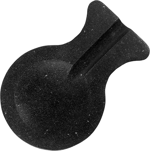 Miniatura 7 de Marbco Soporte para cuchara de mármol, soporte para cucharón, soporte de cuchara de mármol para estufa de cocina, resistente, apto para lavavajillas