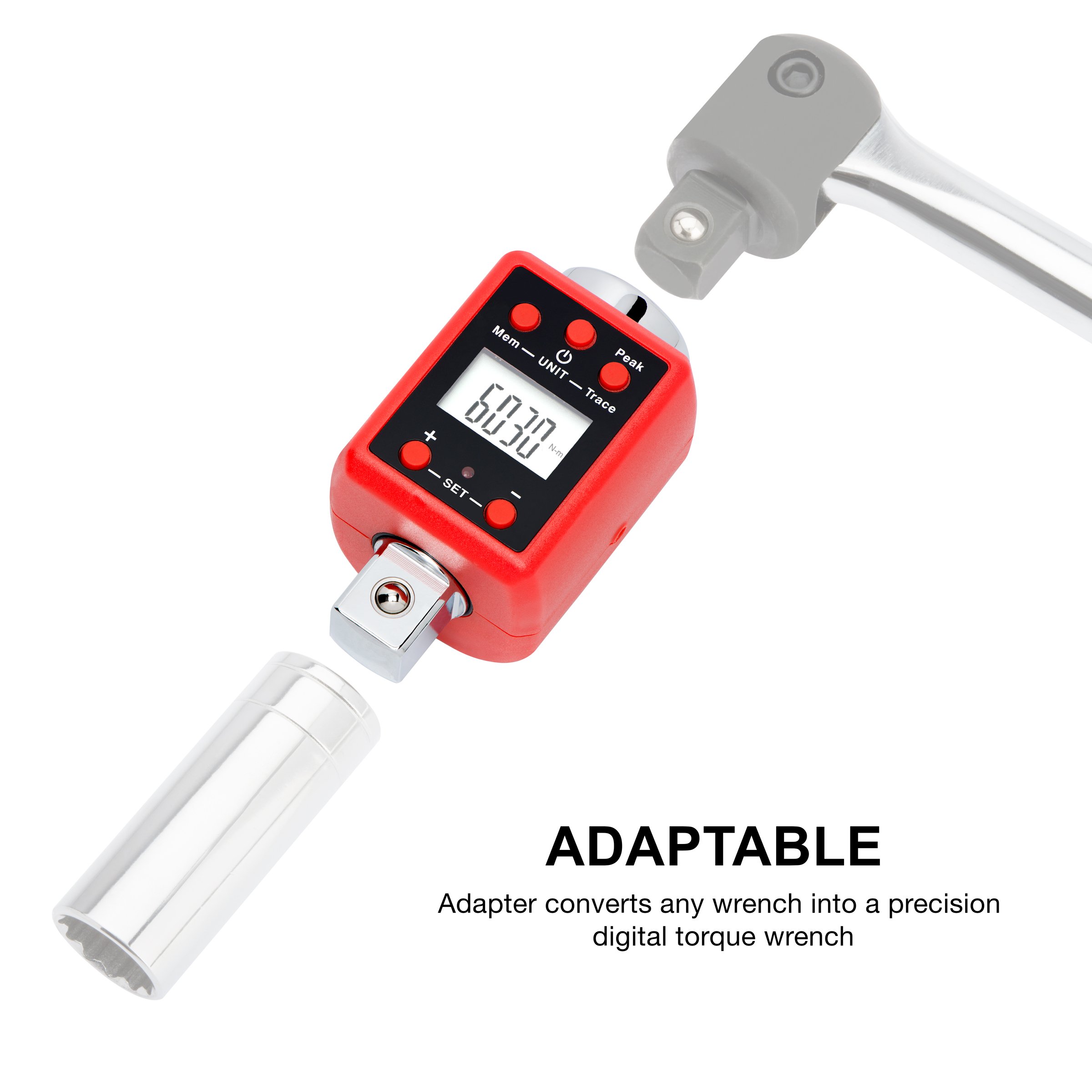 Buy NEIKO 20743A 3/4” Digital Torque Adapter, 150750 FtLb, 3/4” Drive