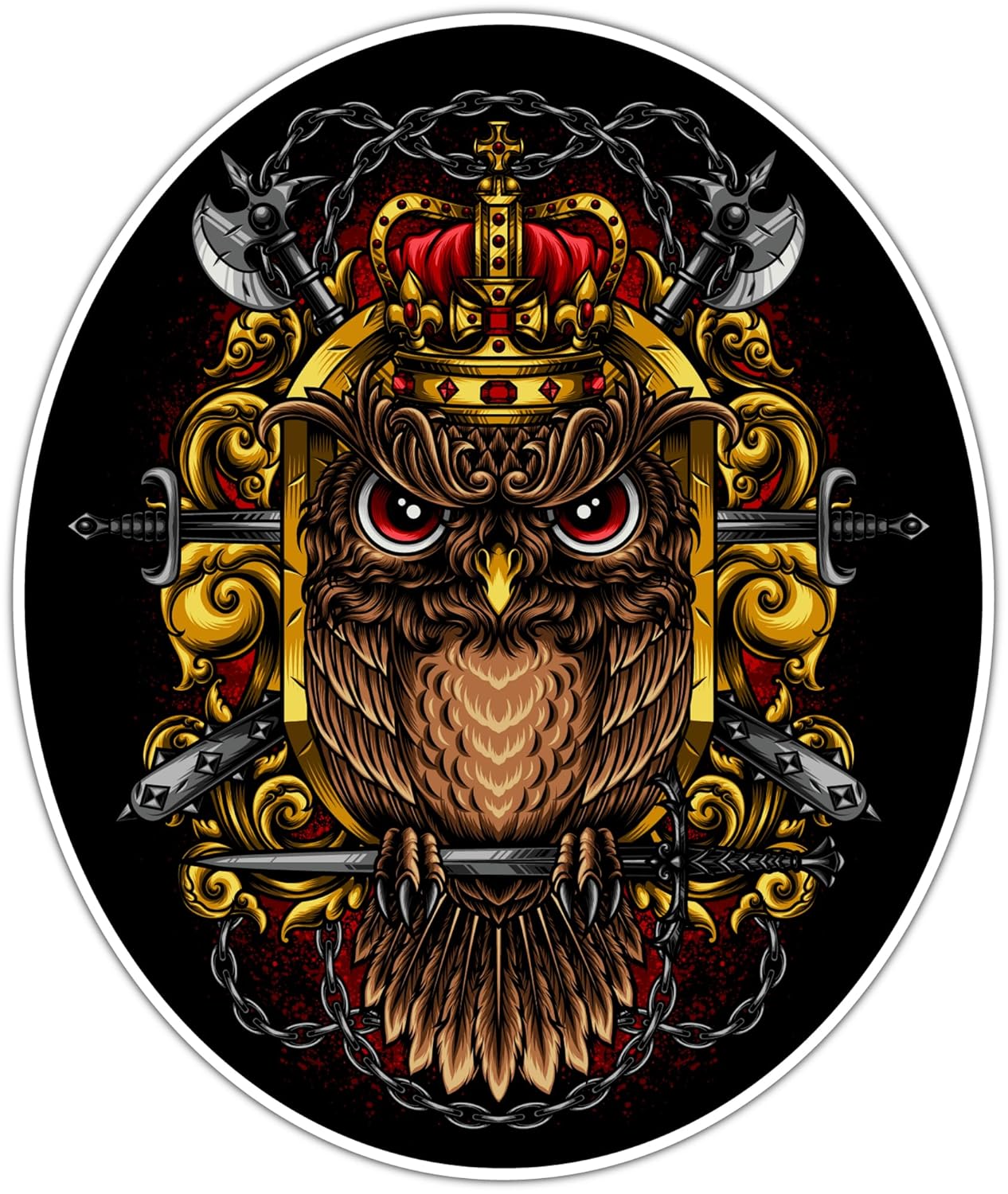 Sticker Car Moto Biker Decal Bumper Flag Masonic Freemason Emblem - Foto 7