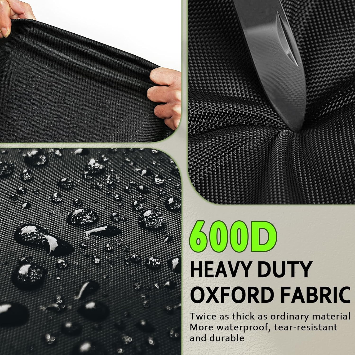 ROCKTAKIN Heavy Duty Griddle Cover for Blackstone 36 inch Griddle with Hood 5482, 600D Outdoor Waterproof Flat Top Grill Cover, Tear Resistant with Air Vents for Blackstone More 4-Burner Gas Griddle