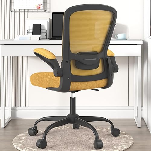 Miniatura 7 de Mimoglad BIFMA - Silla de oficina ergonómica con soporte lumbar ajustable, silla de computadora de malla de respaldo alto con reposabrazos