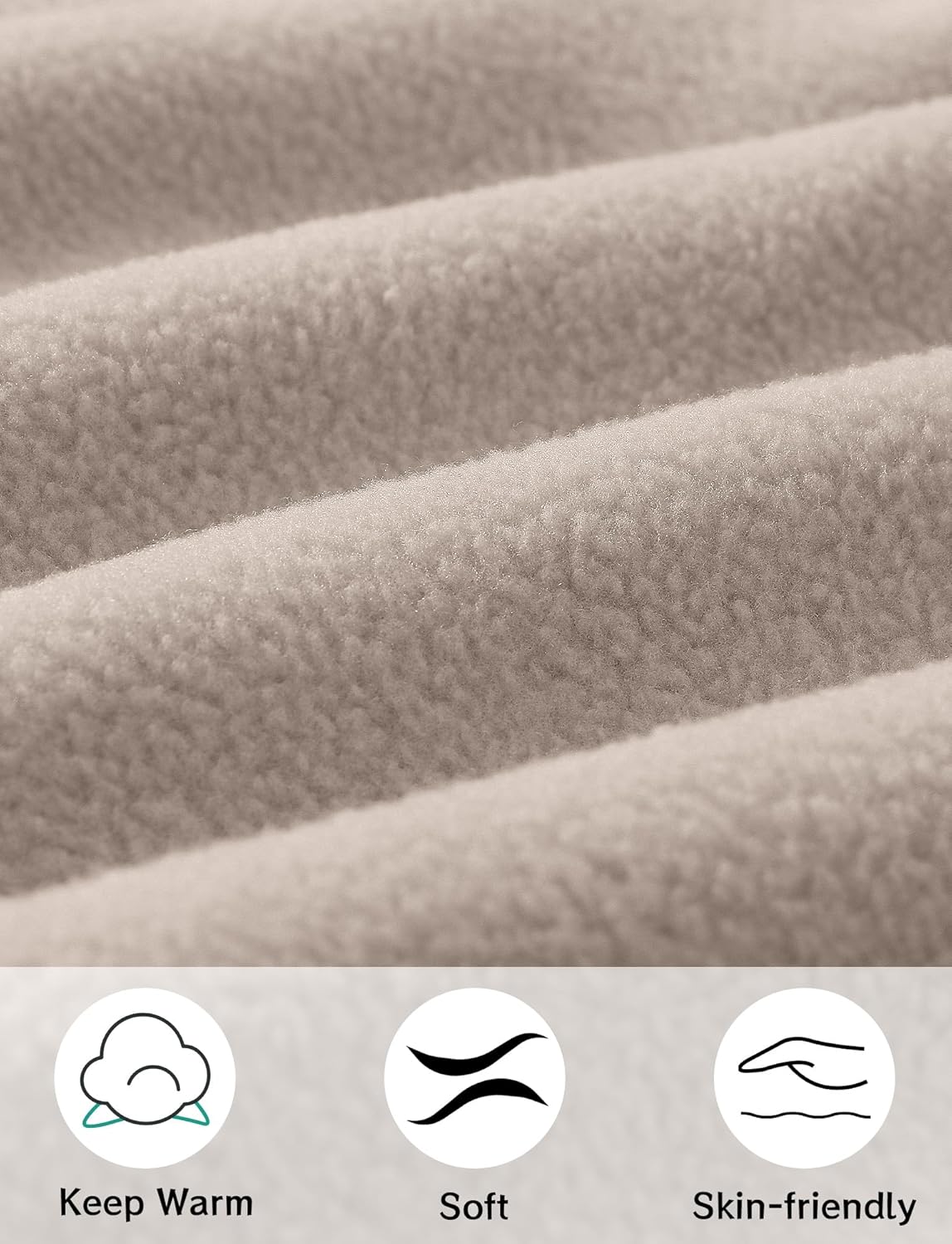 Happy Cherry Kids Polar Fleece Vest Zip Up Lightweight Soft Outerwear Sleeveless Jacket Vest for Fall & Winter - Image 4