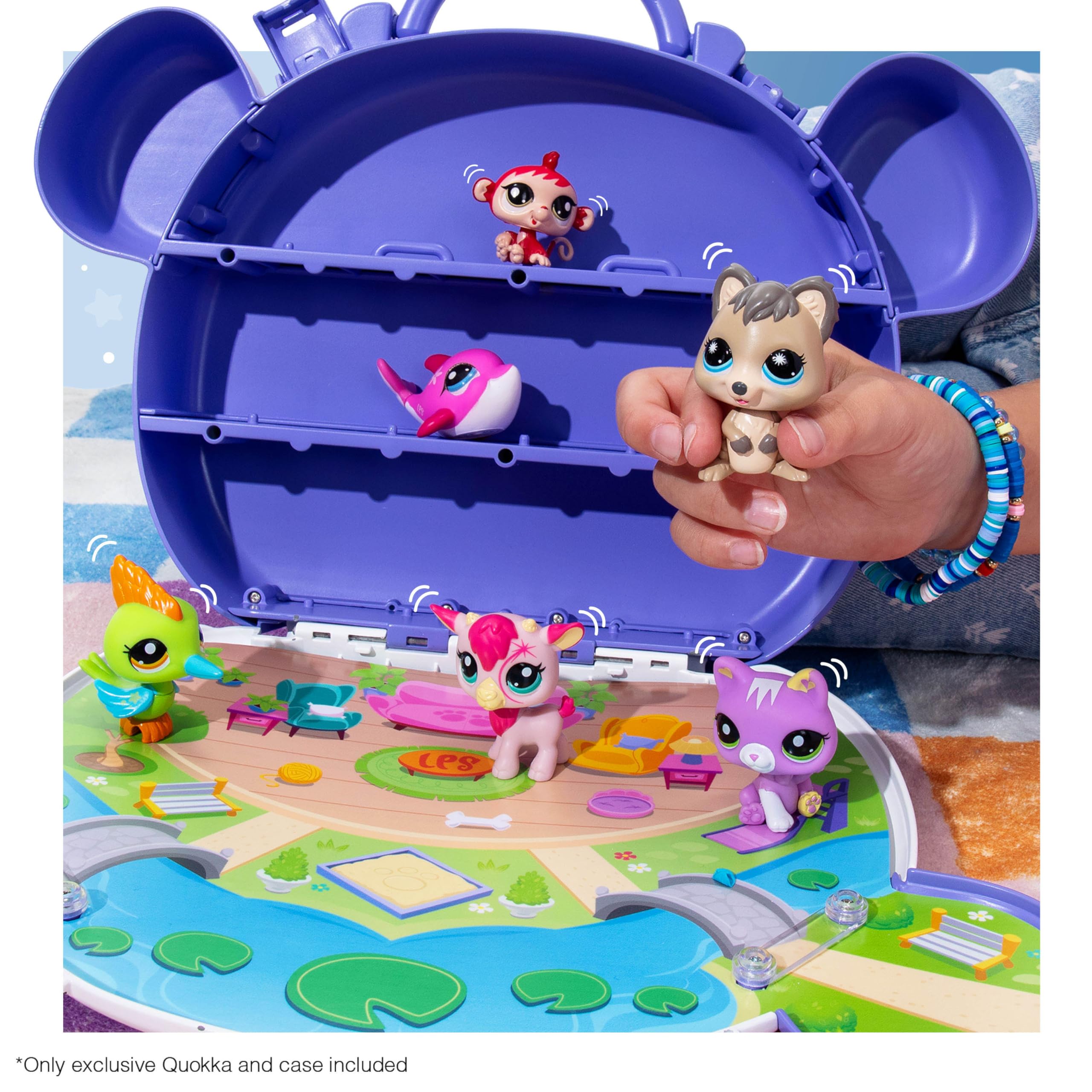 Littlest Pet Shop Collect & Display Case Plus Quokka - FFP Packaging
