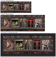 Vista 3 de Arte de nombre de ferrocarril de tren, regalo personalizado (montaje en bloque de 6.5 x 18 pulgadas)