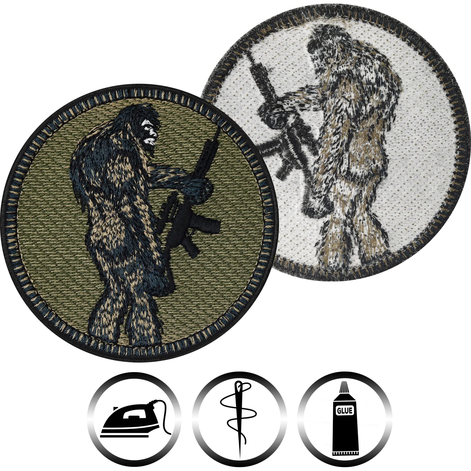 Funny Bigfoot Tactical Special Forces Gift For Military SVG PNG Files – s