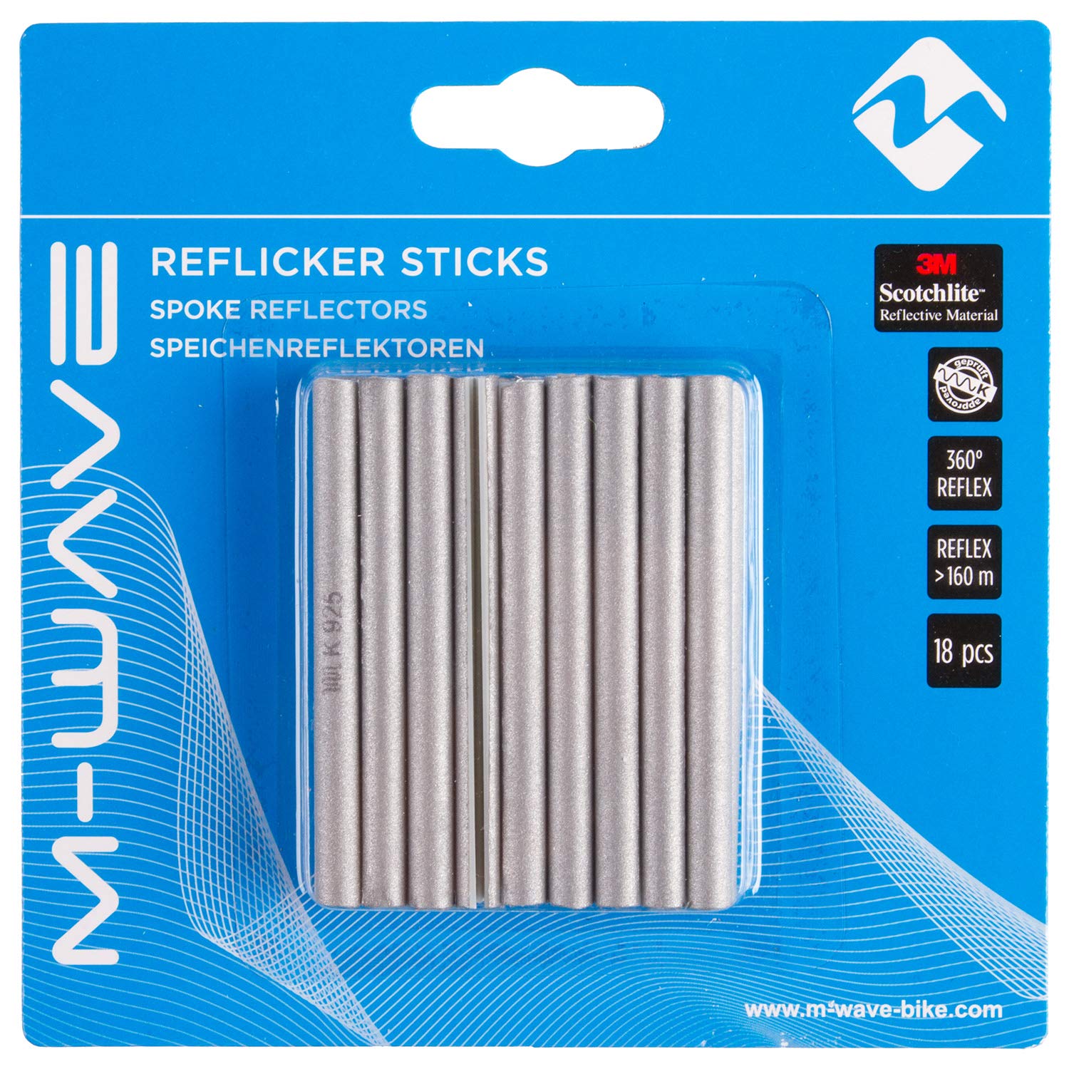 M-Wave Spoke Reflector - Silver