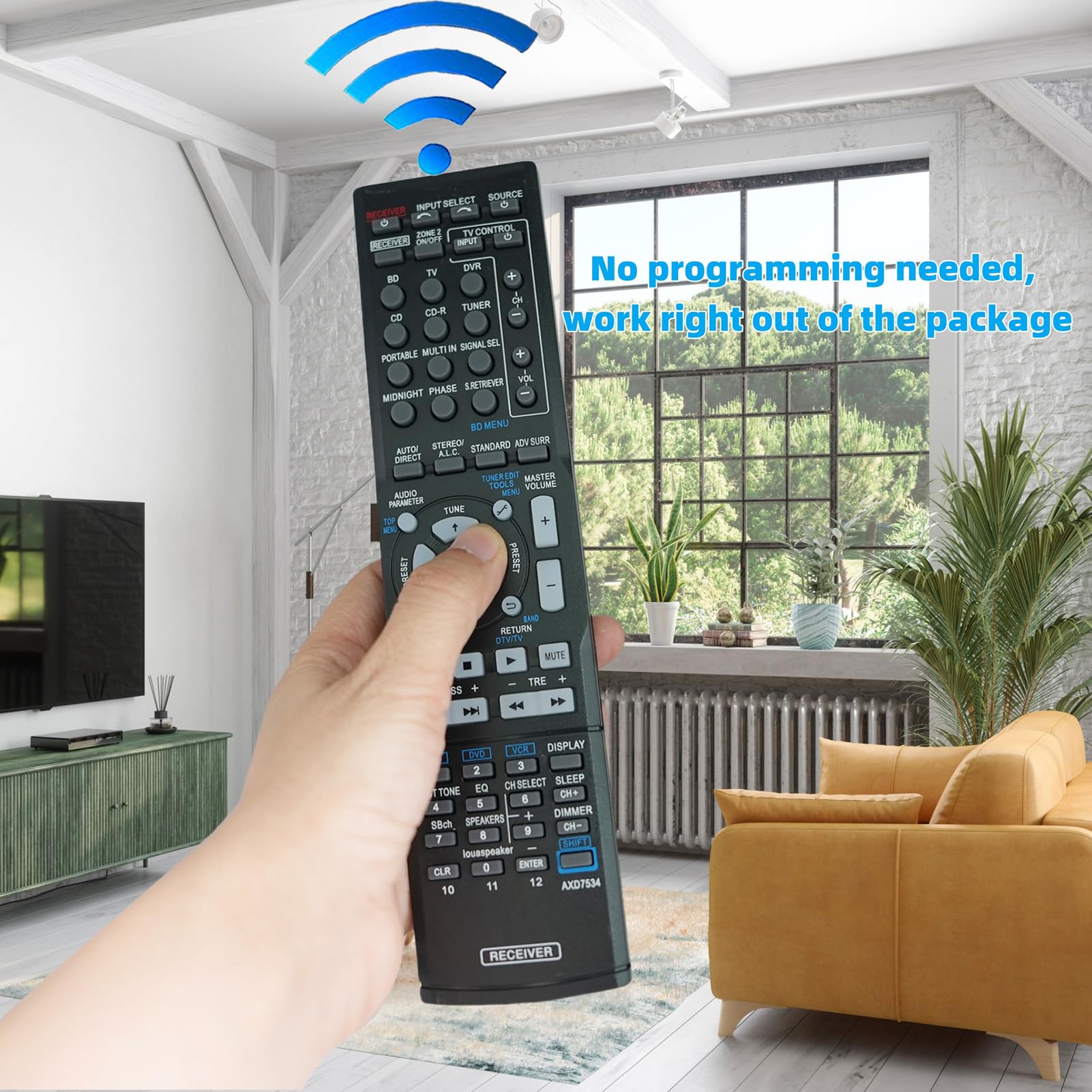 Axd7534 New Remote Control For Pioneer Av Receiver Home Theater Axd7534 - View #6