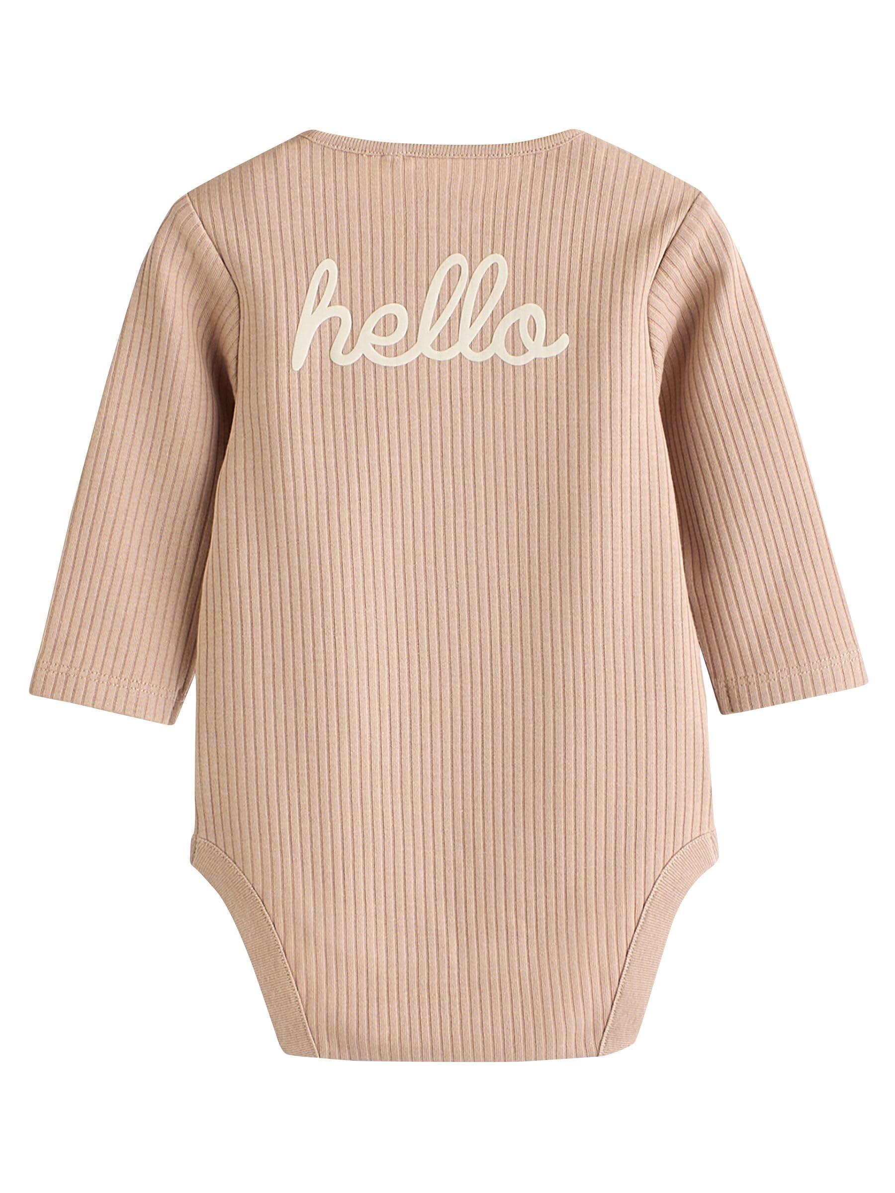 NEXT Noworodki unisex Trzy pary niemowlęcych body