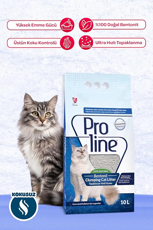 Proline Bentonit Kedi Kumu, 10 L