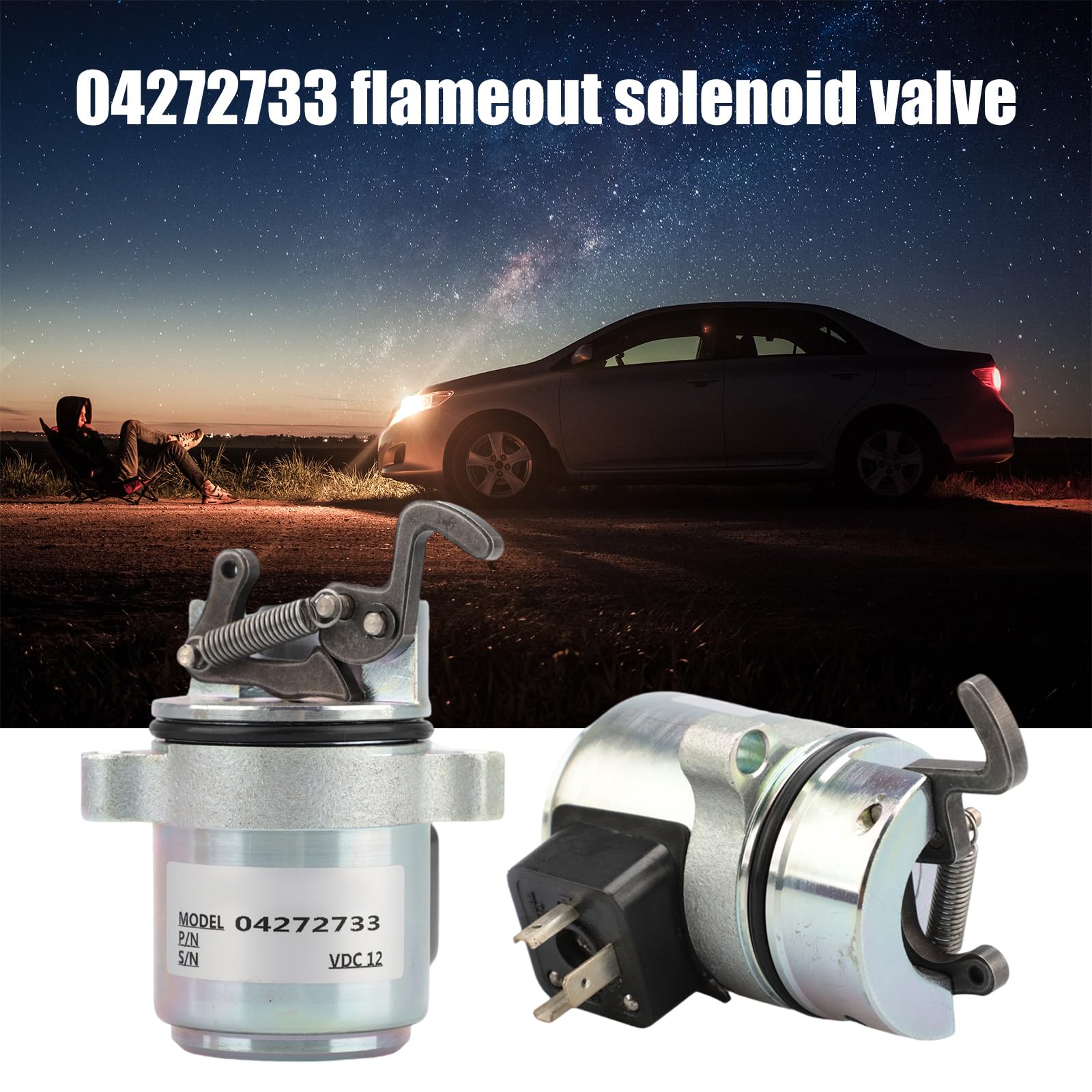 Zawory elektromagnetyczne odcinające paliwo 12 V wysokowydajny elektromagnes do cięcia paliw 04272733 instalacje zamienne do samochodu