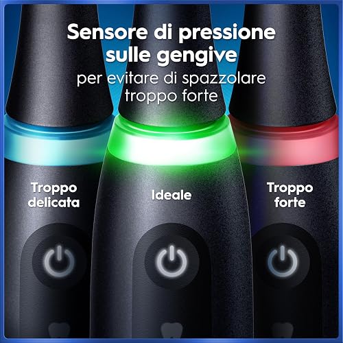 Oral-B Brosses à Dents Electriques iO 5 Duo, 2 Brossettes, Noire, Blanche - 7
