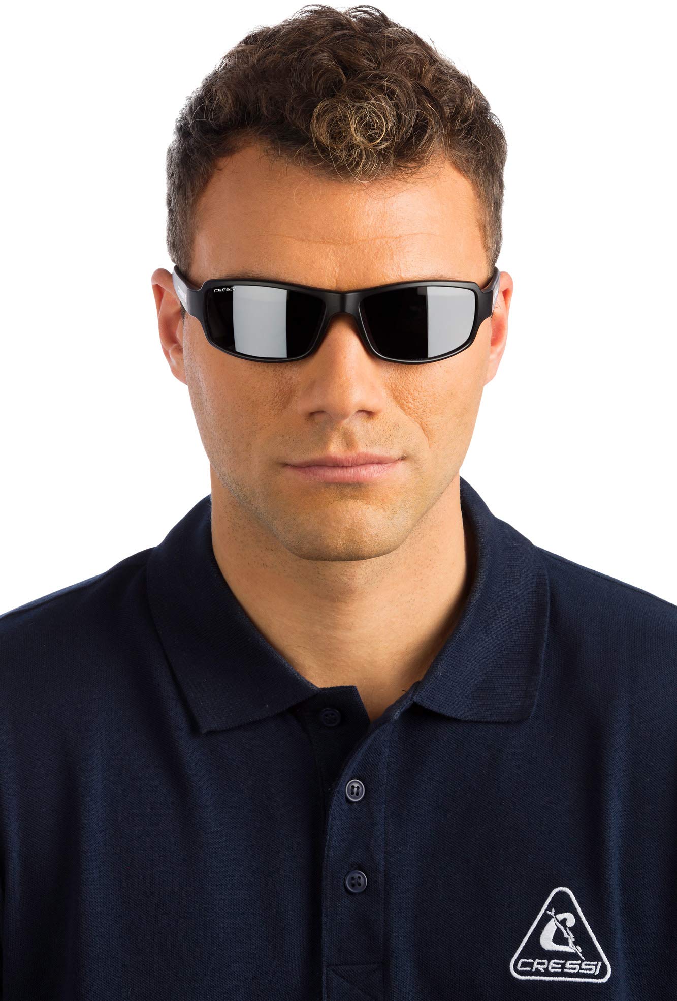 CRESSI dal 1946 - Ninja Floating Occhiali da Sole polarizzati Uomo e Donna con Montatura Galleggiante Lenti specchiate Anti riflesso idrorepellenti UV 400 per Mare Sport Acquatici e Outdoor