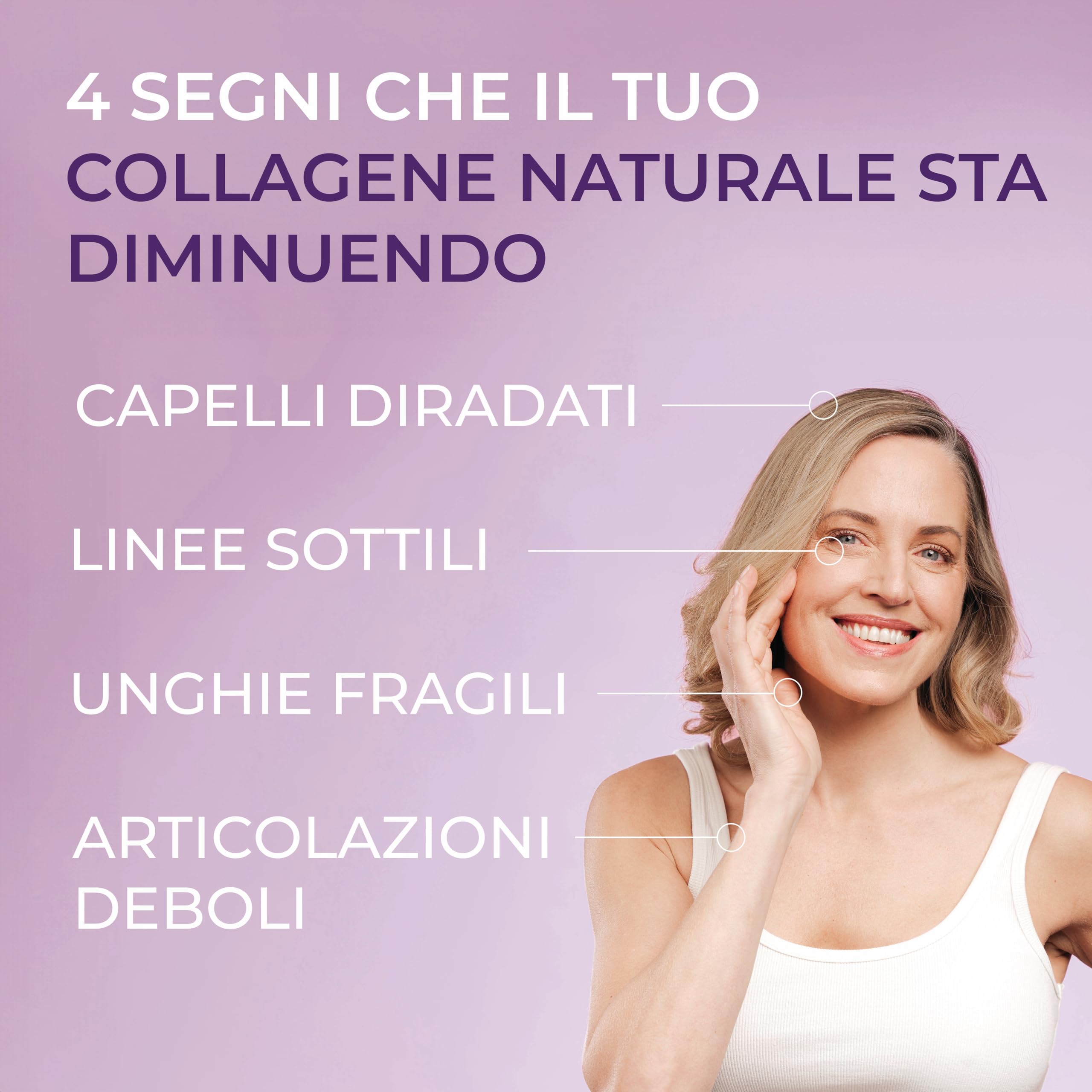 Collagene Pure x 2 I 2 contenitori di polvere di collagene idrolizzato al 100% (tipo I e III) I Odorless e senza sfuggito I Easy Mix - 60 Day Supply