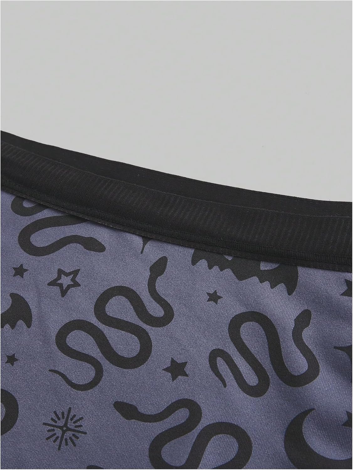 WDIRARA Women's 5 Pack Goth Graphic Panties Boyshorts Mid Rise Shorts Briefs Boxer - Image 6