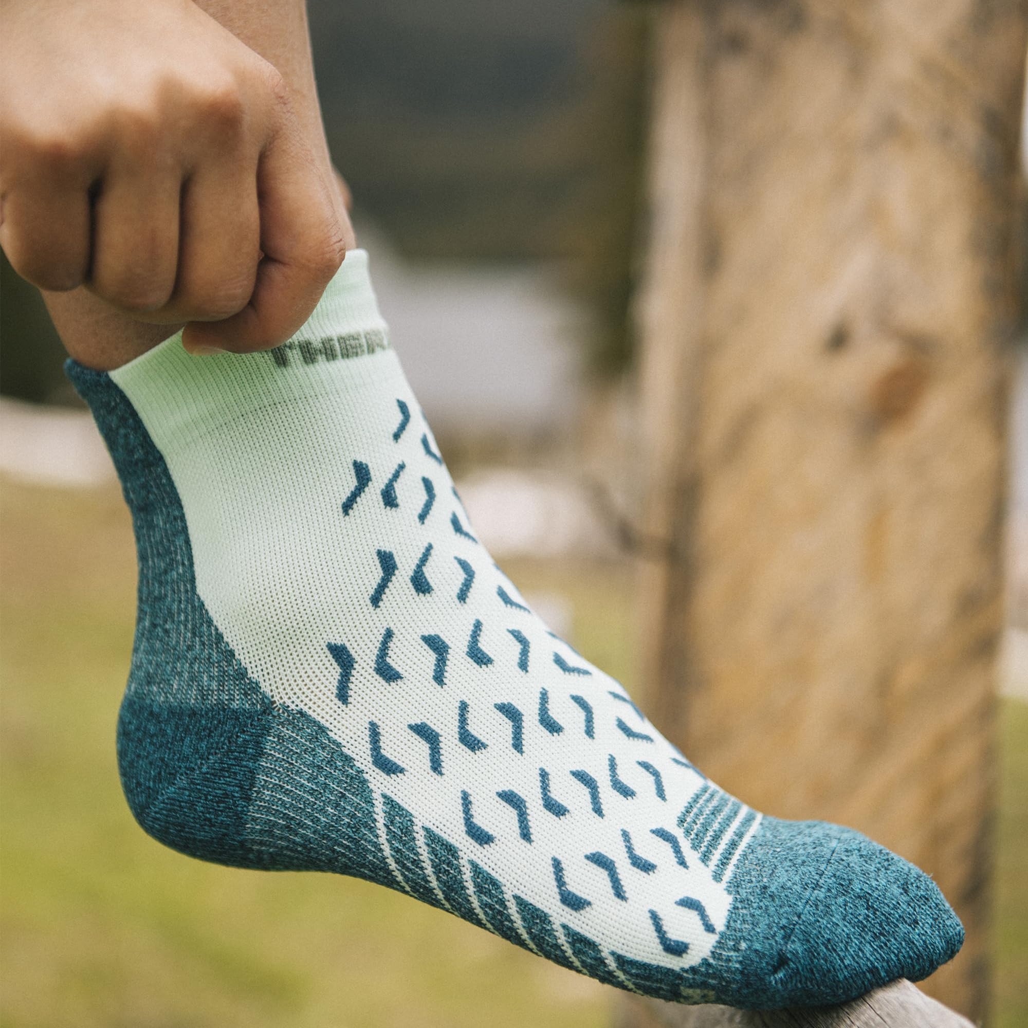 Thermic - Calcetines de senderismo para mujer, ultraligeros y finos, de secado rápido, pies secos, antiolor y antihumedad, calcetines trekking al aire libre UltraCool Ankle