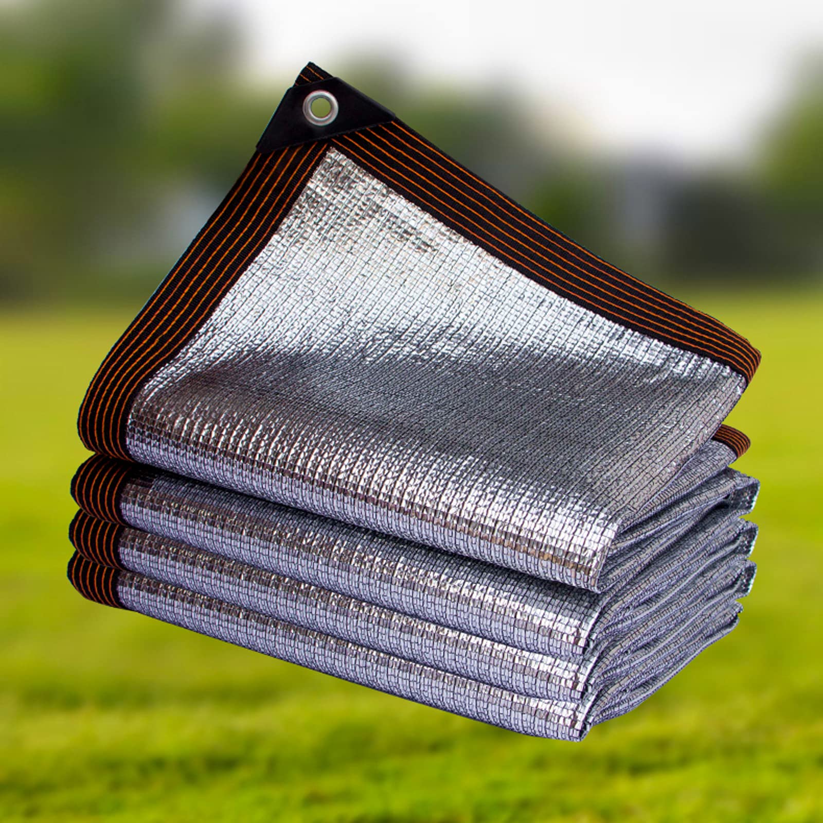 Bâche en aluminium thermique bloquant 99% des UV pour isolation fenêtre et cour