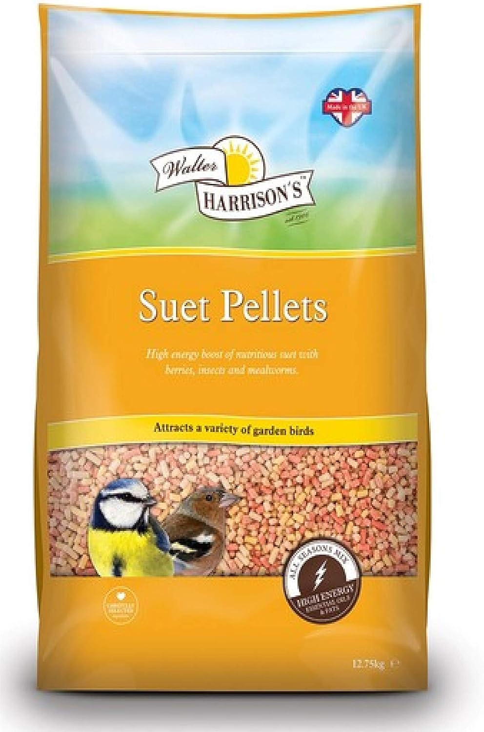 PREMIUM SUET PELLETS MIXED FLAVOUR 12.75KG BIRD FOOD (1X) Amazon