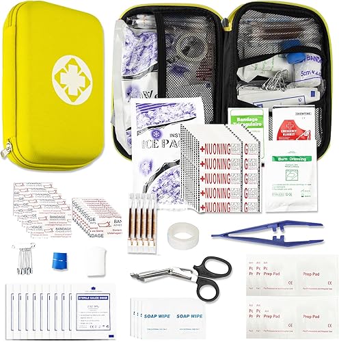 Miniatura 9 de 276 PIEZAS Kit de Primeros Auxilios para Hogar, Auto, Camping, Senderismo, Suministros de Emergencia, Bolsa Compacta y Linda para la Escuela, al