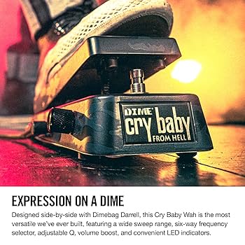 Amazon.com: JIM DUNLOP Dimebag Cry Baby From Hell Effects
