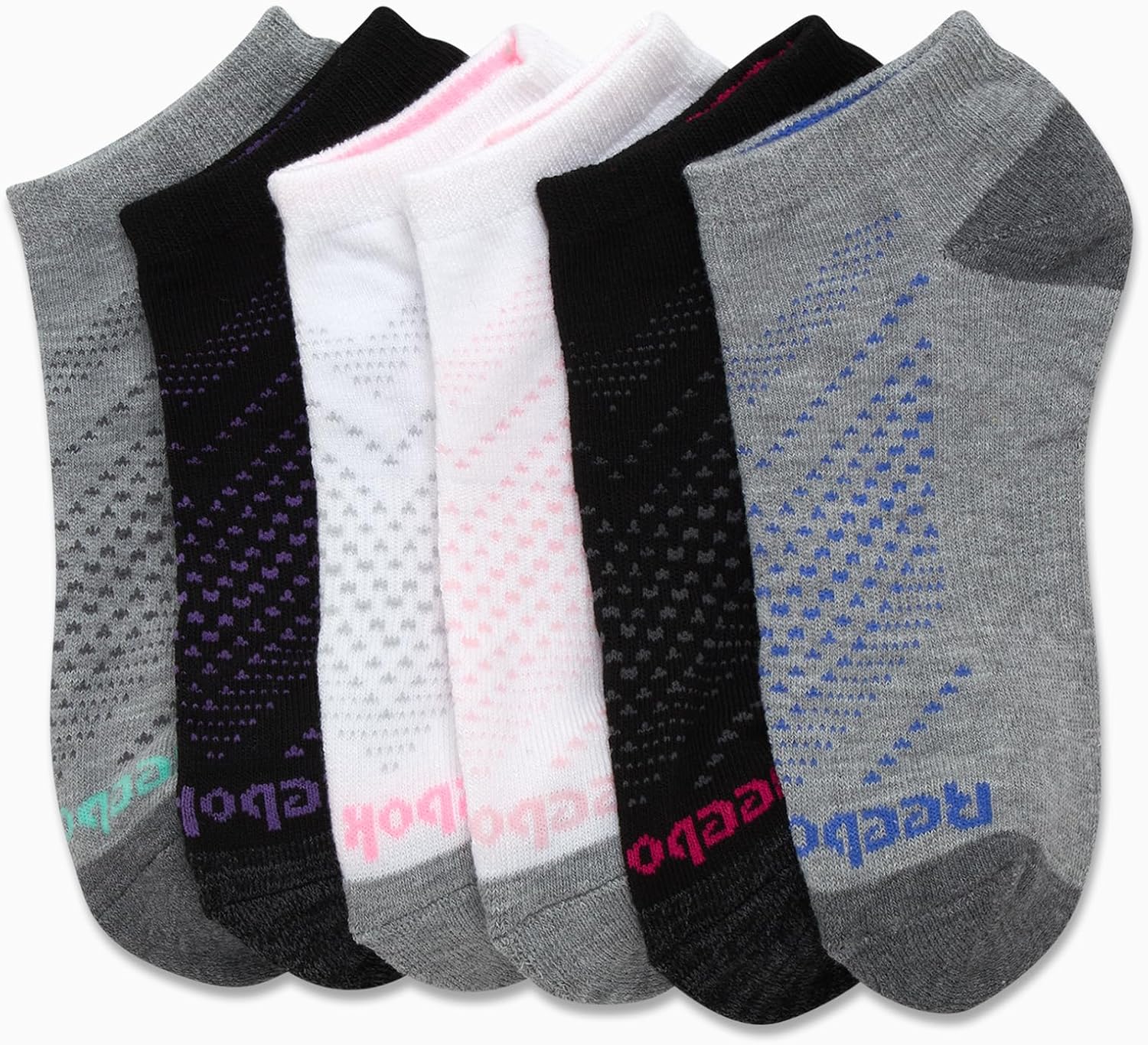 Reebok Women's Athletic Socks - Performance Low Cut Socks (6 Pack) - Image 2