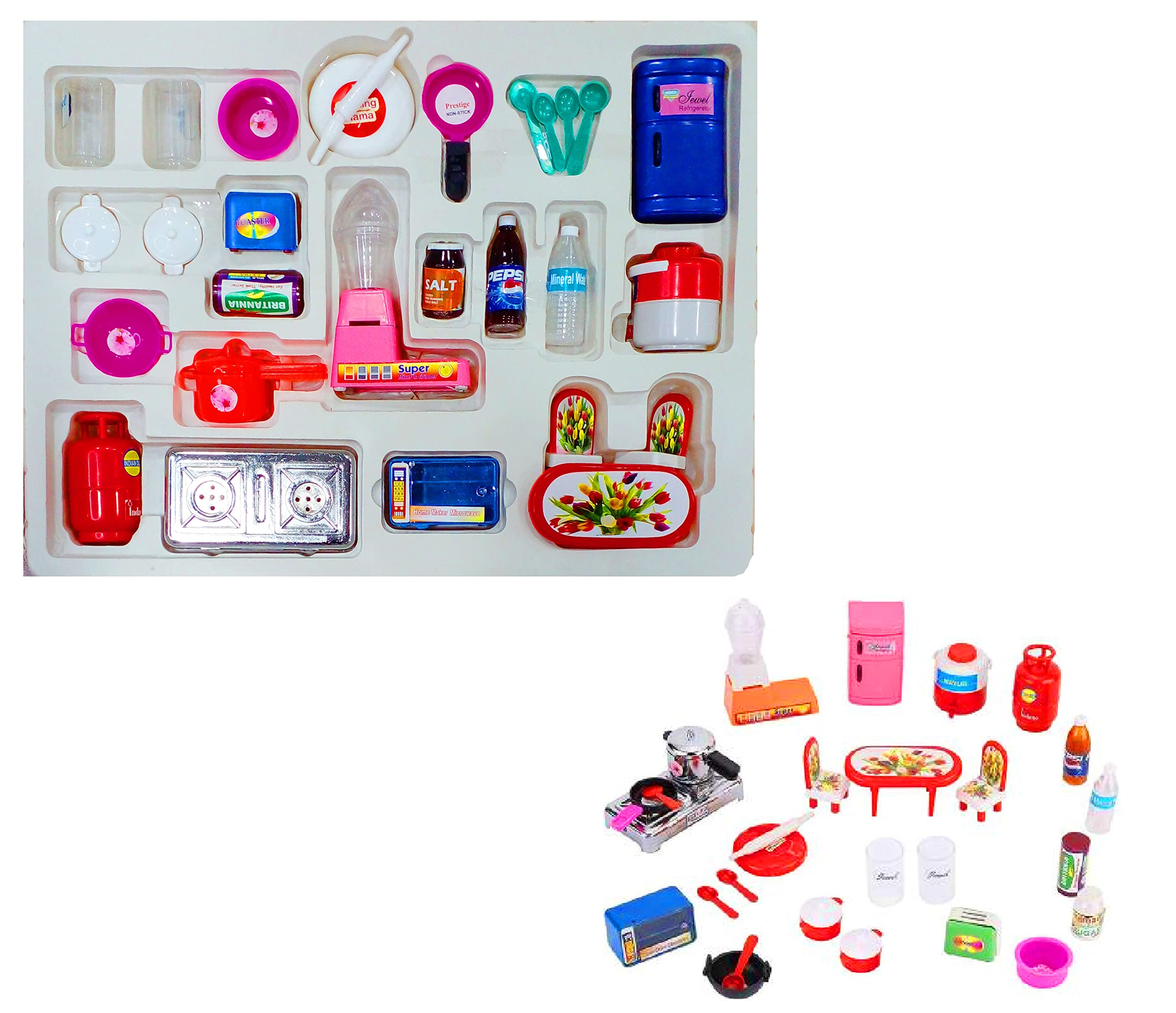 KOBBET® 28 Pieces Kitchen Playset for Girls Role Play Cooking Playset Nano Kitchen Set Toy for Girls 28pcs Plastic Kitchen Accessories Utensils, Gas, Cylinder Toys and Game Gift Set Toy Multicolor (B09Y1B3D87) Amazon Price History, Amazon Price Tracker