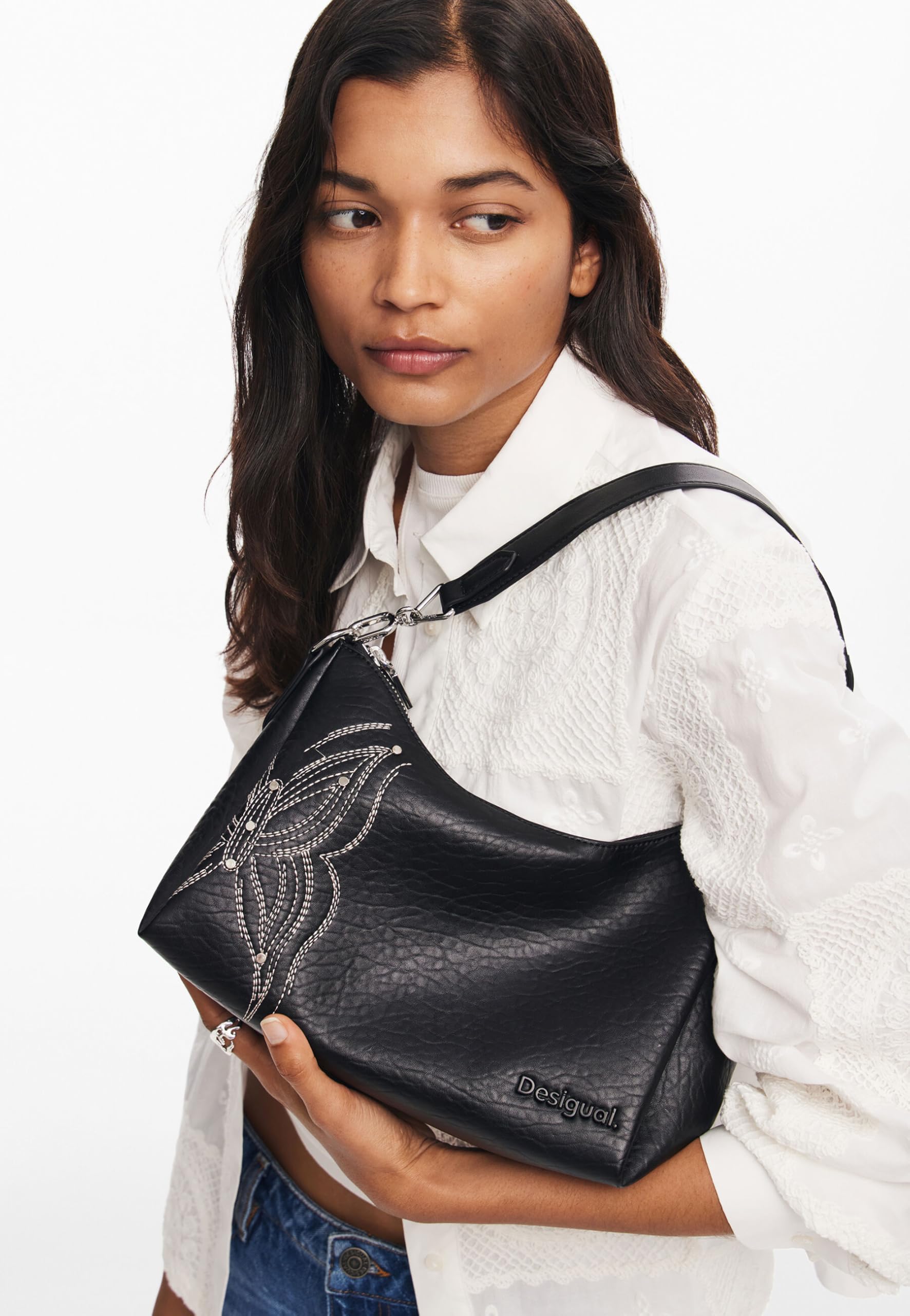 Desigual M Bag With Butterfly Engraving